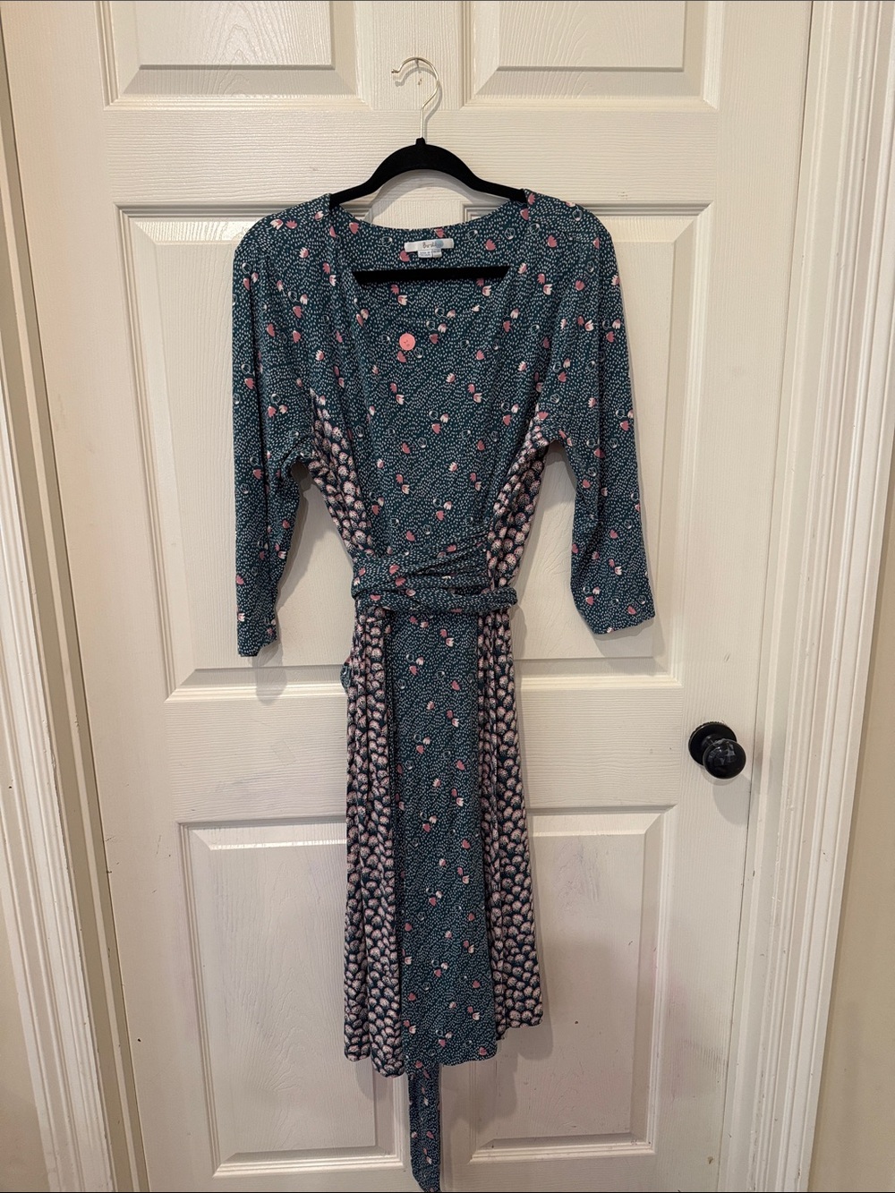 Boden Anna wrap tie dress, size 16 - Picture 2 of 7